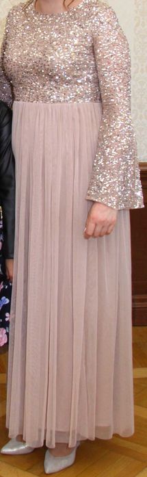 Sukienka Maja Delux taupe