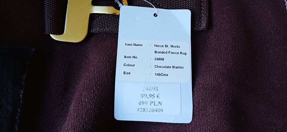 NOWA Derka polarowa HORZE St. Moritz - rozm. 145