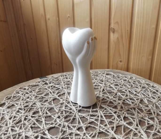 Гіпсова  Ваза для сухоцвітів ручної роботи