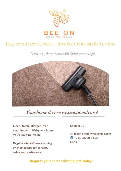 Bee On - Limpeza Profunda com KIRBY – Aproveite a Promoção!