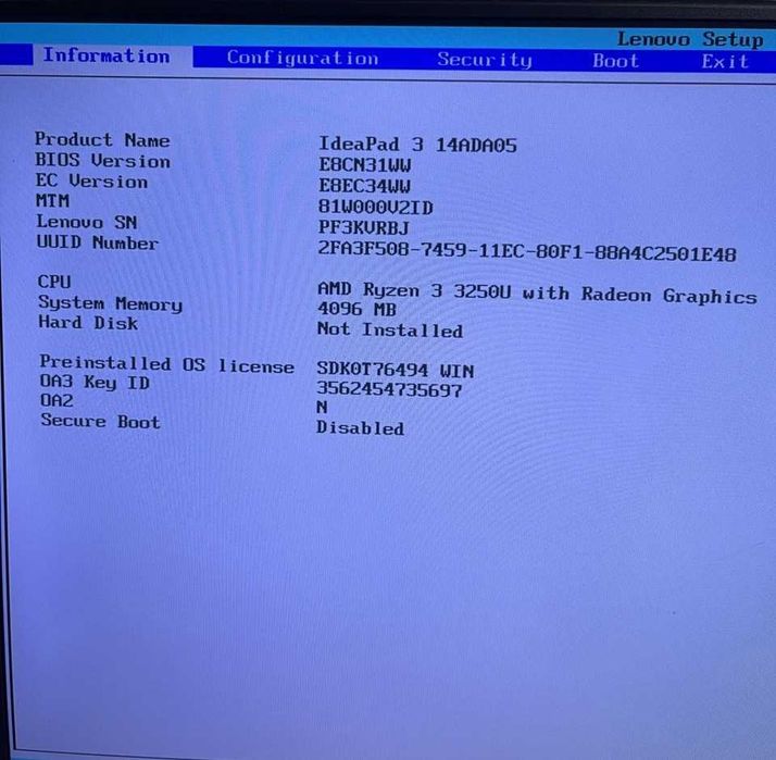 Материнская плата Lenovo IdeaPad 3 15ADA05,3 14ARE05,3 15ARE05 NM-C821
