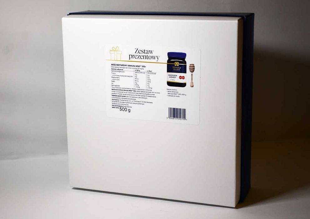 Manuka | Zestaw: miód MGO 100+ 500 g plus czerpak