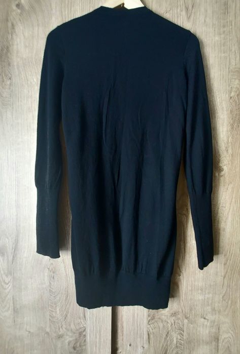 Długi damski sweter/ sukienka z wełny merino Annette Görtz rozmiar S