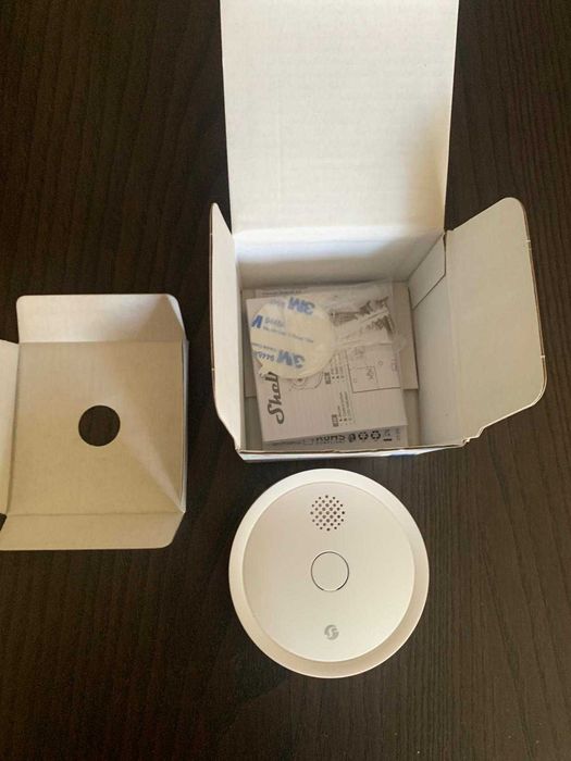 SHELLY Sensor de Fumo Inteligente com Alarme Integrado