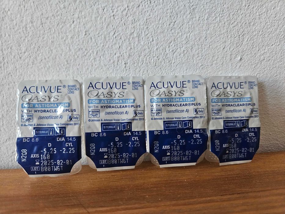 Soczewki Acuvue -5.25 miesięcznie