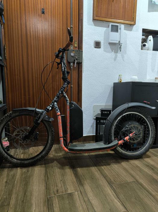 Trotinete elétrica projeto roda alta tamanho 20''