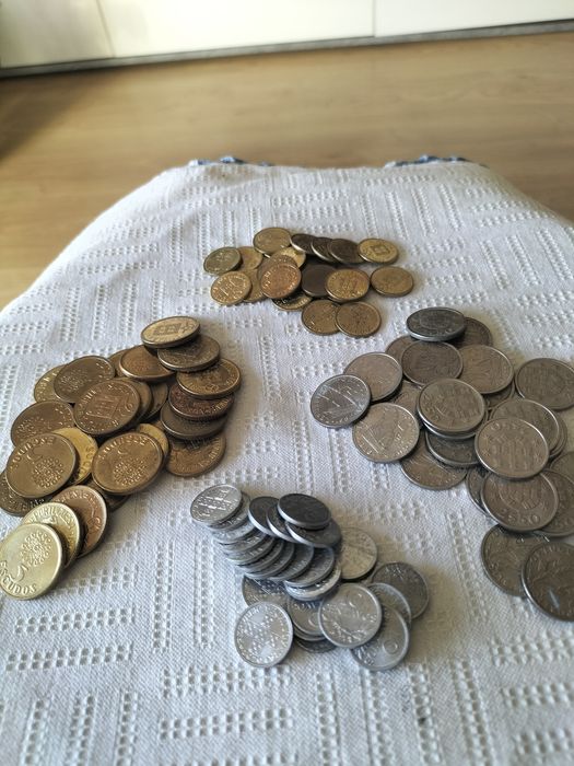 Moedas antigas Portuguesas