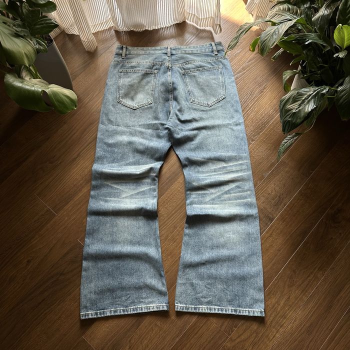 Loose Bootcut Blue Jeans Flared Джинси Фларед Кльош Клеш Широкі Сині Baggy Y2k Sk8 levi 527 567 Archive Opium Racer Balenci Джинсы Буткат Синие Опиум