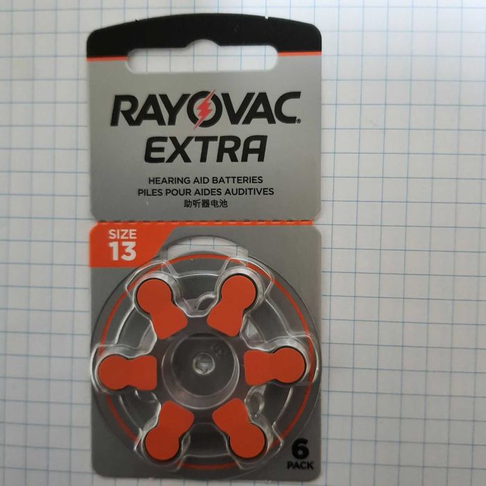 Батарейки для слуховых аппаратов Za10 PR70 ZA13 PR48 ZA312 ZA675 PR44