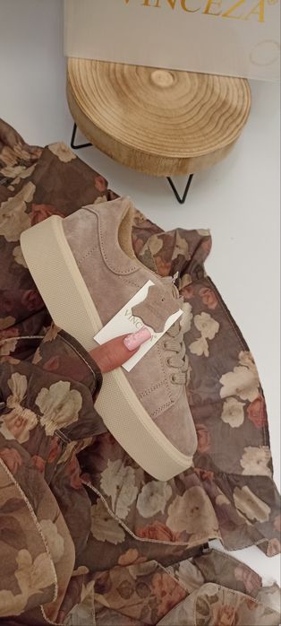 Sztos. Skórzane sneakersy jakości Premium