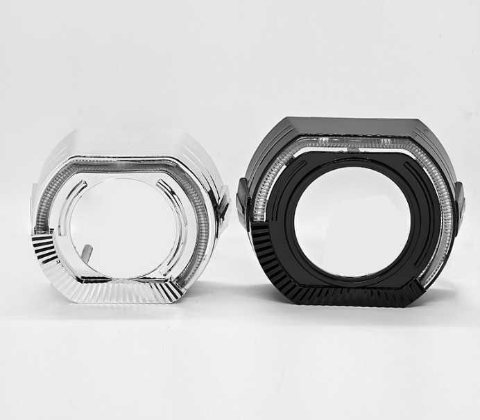 Маски для линз 2.5-3.0 дюйма LED белый+желтый RGB