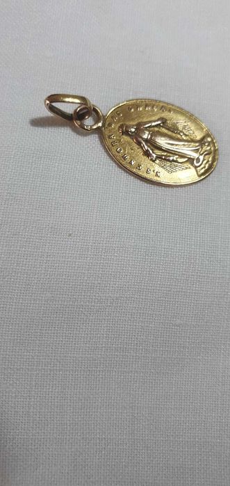 Medalha em ouro  De Nossa Senhora das Graças