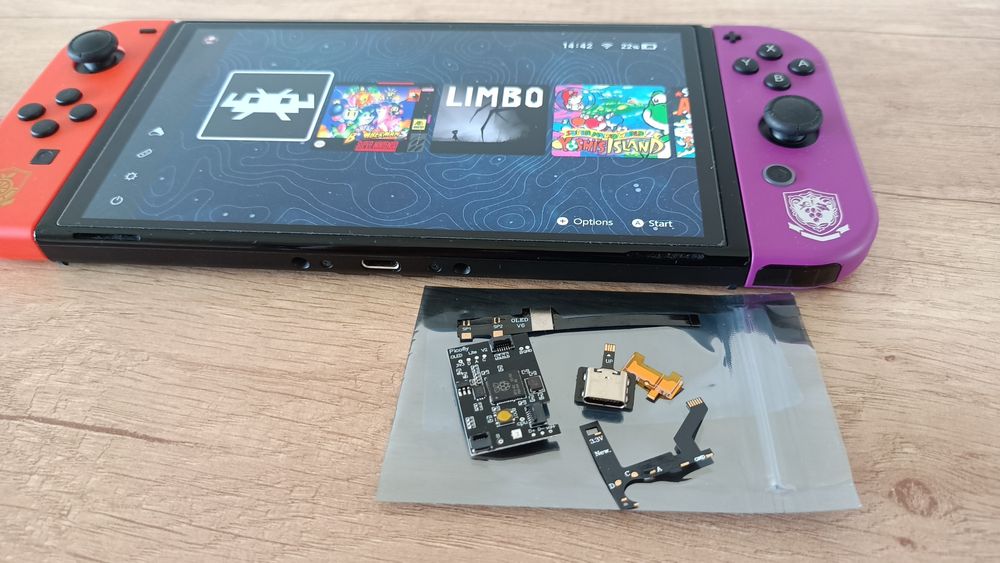 Nintendo Switch OLED chip + montaż