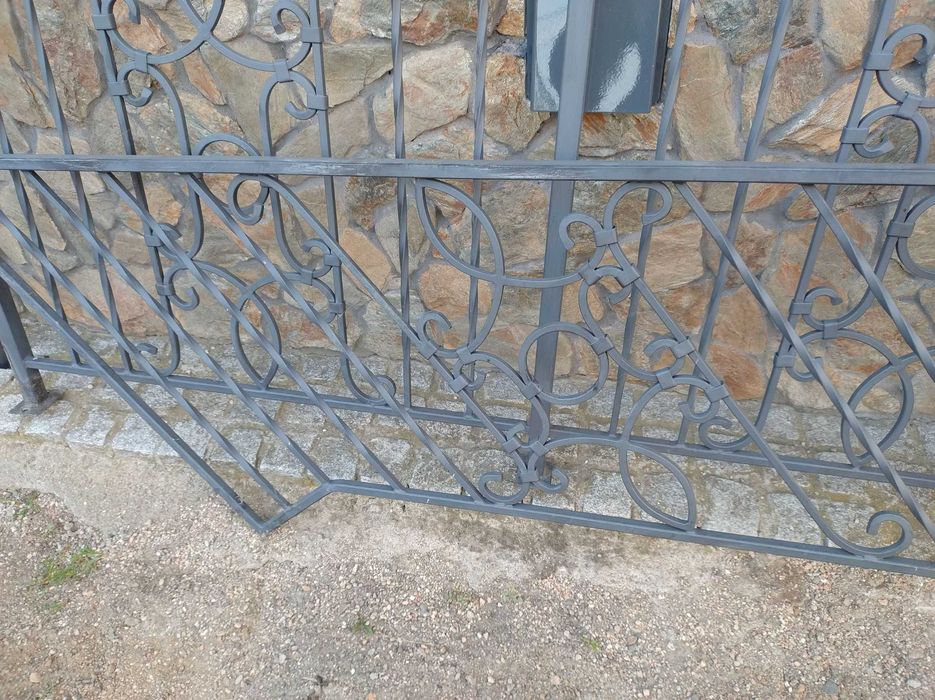 Barierka przęsła kute ocynk grafit antracyt 350zl 1 metr