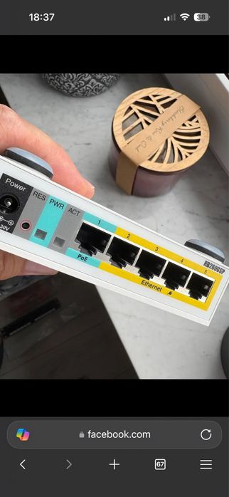 Switch PoE Mikrotik RB260GSP