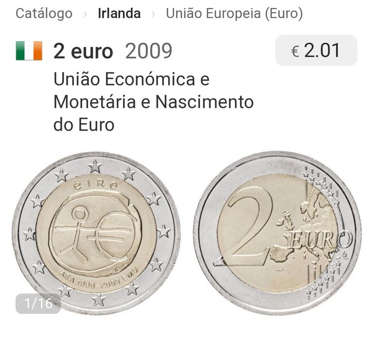 Moeda 2€, Irlanda 2009