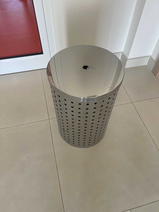 Cesta de Roupa Série Basket Inox/brilhante