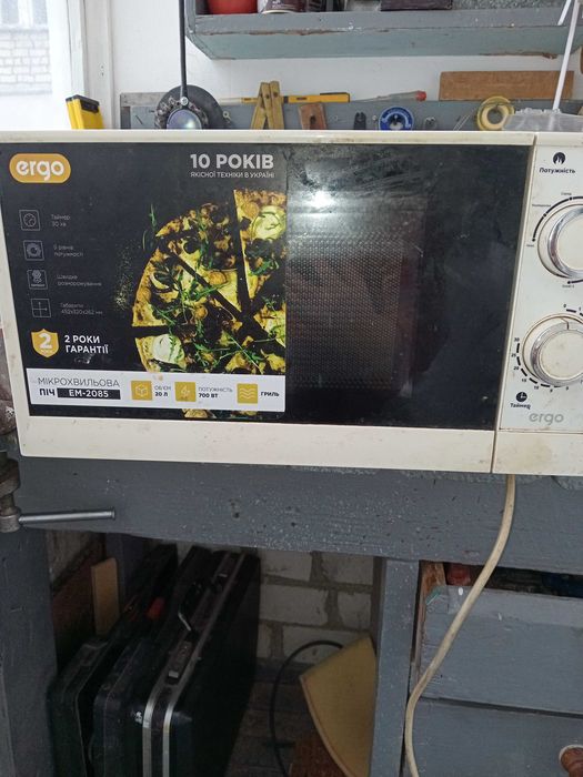 микроволновка  ergo, на запчасти