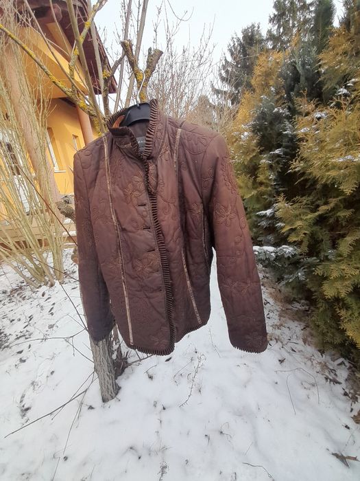 Kurtka wiosenna  brąz 46