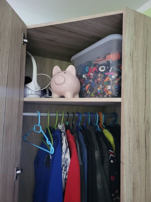 Szafa narożna + słupek