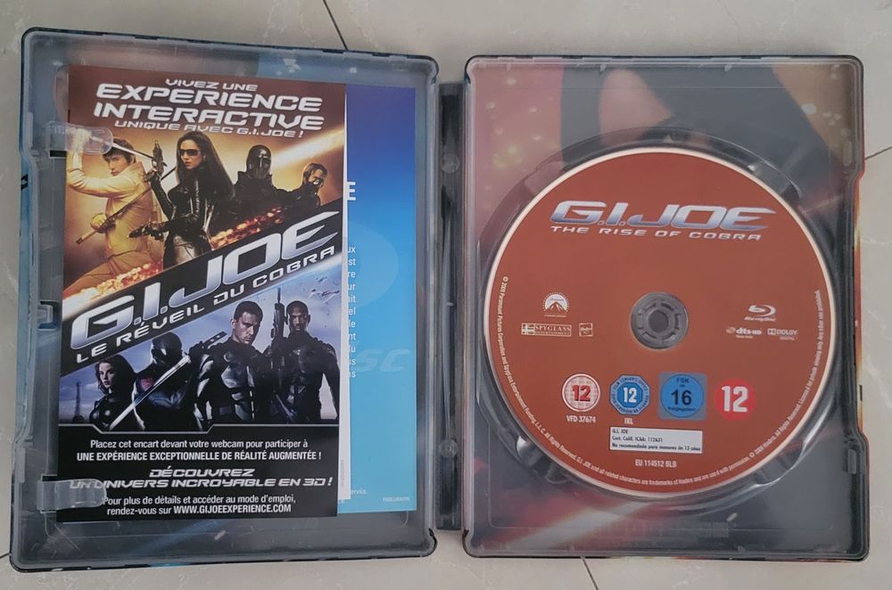 Bluray G.I.JOE - O Ataque dos Cobra Steelbook.
