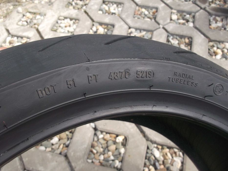 opona 180/55ZR17 Pirelli Diablo Rosso III dot5219 2,3mm