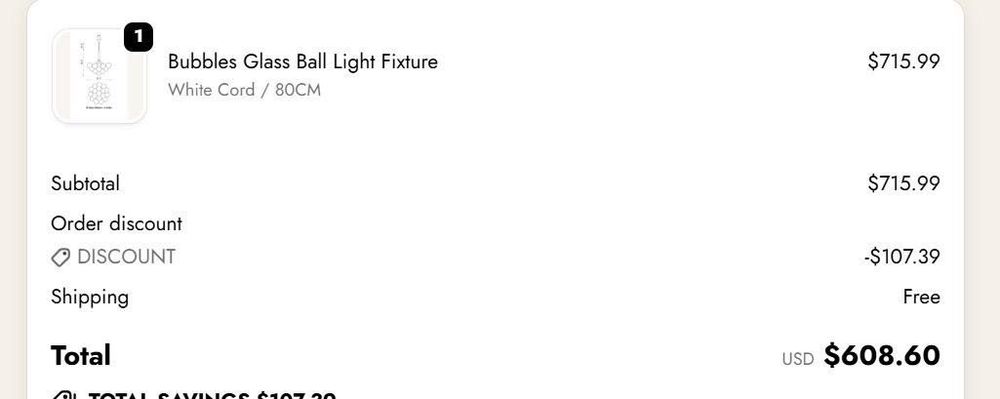 Candeeiro Suspenso Bubble Glass Ball – Design Moderno e Elegante