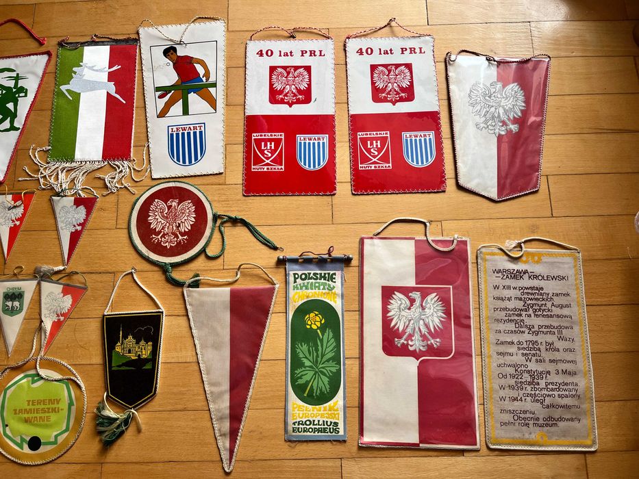 Proporczyki z lat 1980 PRL czasy komunizmu