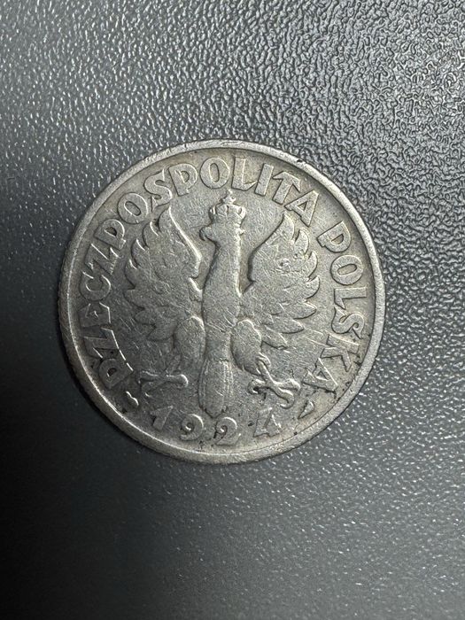 2 zł 1924 żniwiarka