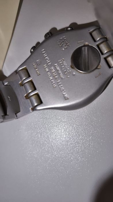 Relógio Swatch Irony Chronograph Original Swiss em aluminio

Descrição:
Vendo relógio original Swatch Irony Chronograph, modelo em alumínio prateado c