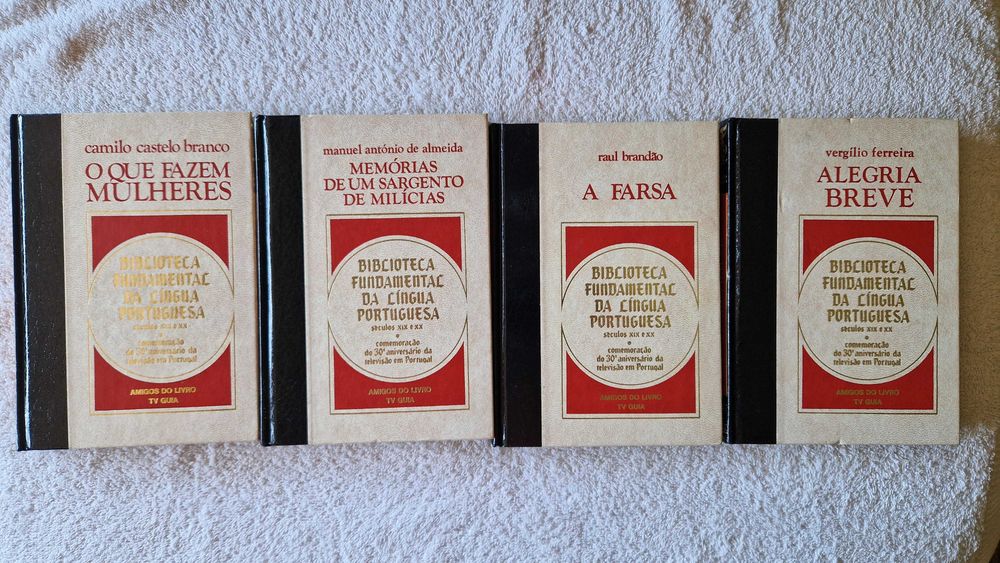 Conjunto 3 livros clássicos Literatura Portuguesa