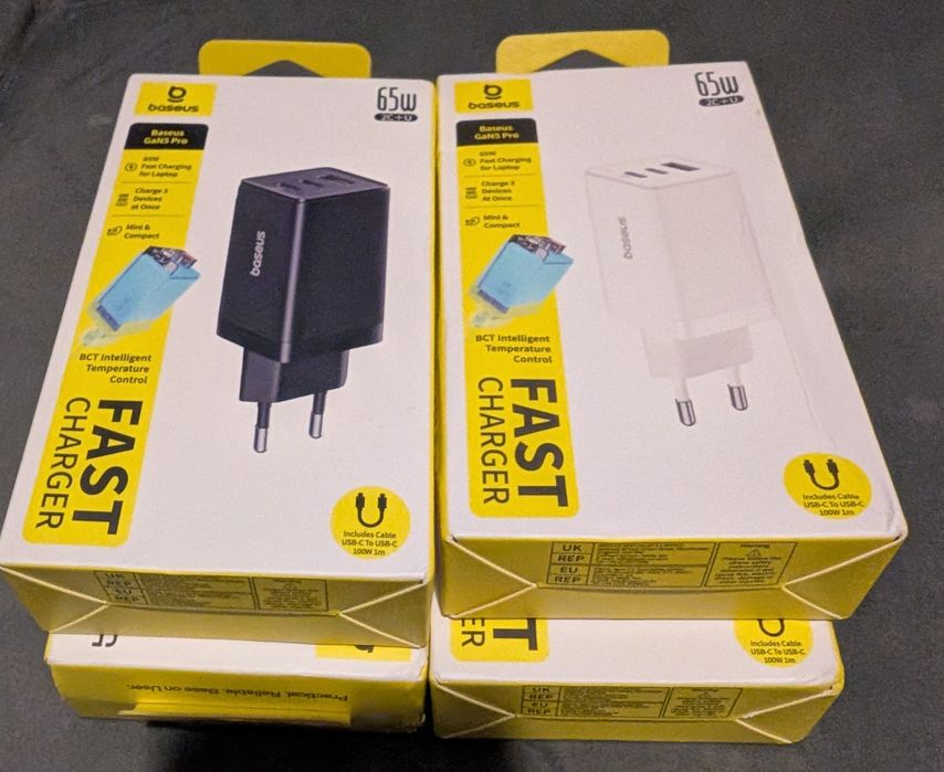Зарядний пристрій Baseus Gan5 Pro 65w