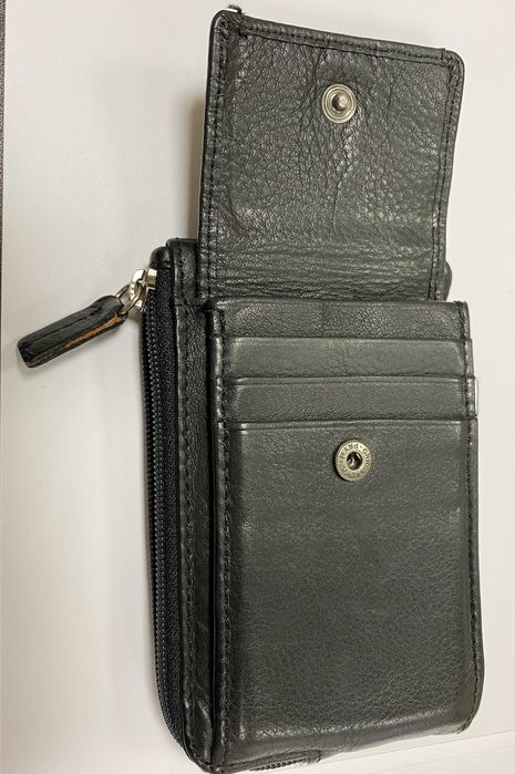 Carteira porta moedas em pele da Camel