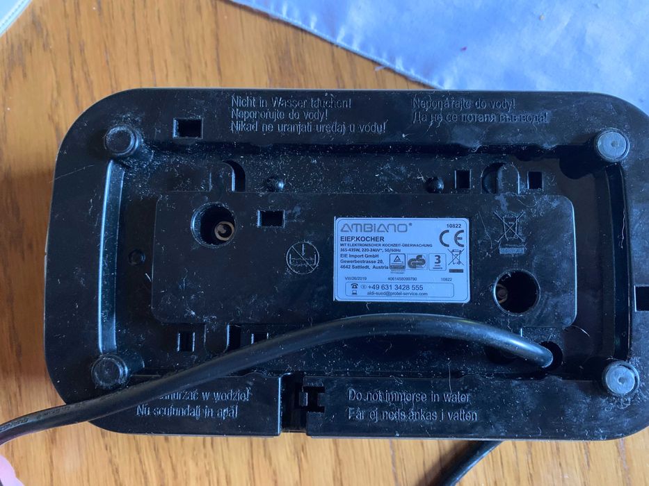 Jajowar do Gotowania Jajek Ambiano automat