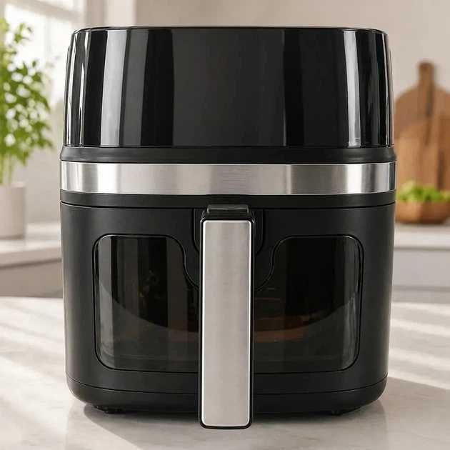 Аэрогриль 2 тена мультипечь аэрофритюрница объем чаши 10л 3200Вт Crownberg CB‑5557, аерогриль, аерофритюрниця, мультипічь есть опт