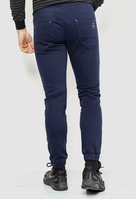 Джоггеры мужские на флисе цвет темно-синий 29