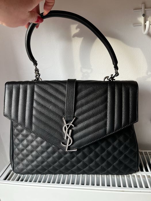 Yves Saint Laurent collage torebka czarna