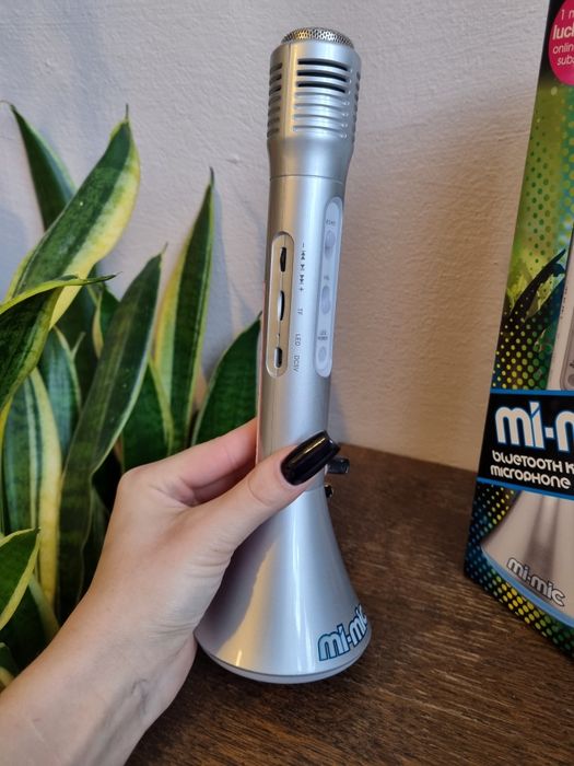 Mi-Mic Mikrofon do karaoke dla dzieci, bezprzewodowy głośnik  Bluetoot