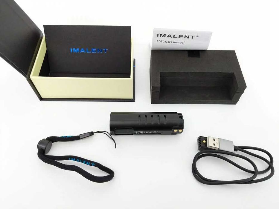 Imalent LD70 Mini EDC Компактний Ліхтар (4000 Люмен 203 Метра 1100мАг)
