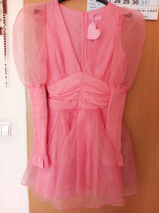 Vestido lindo de cerimónia, rosa tamanho S marca Sugar Thrills