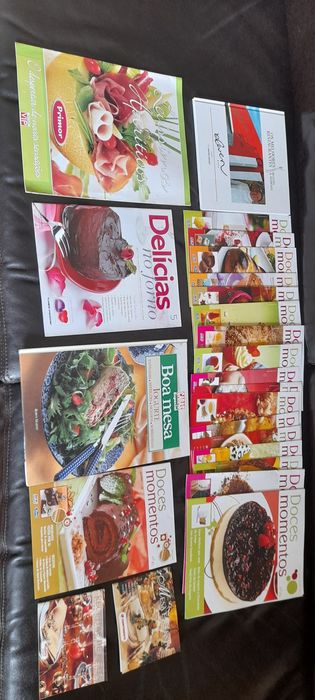 Livros e revistas de culinária