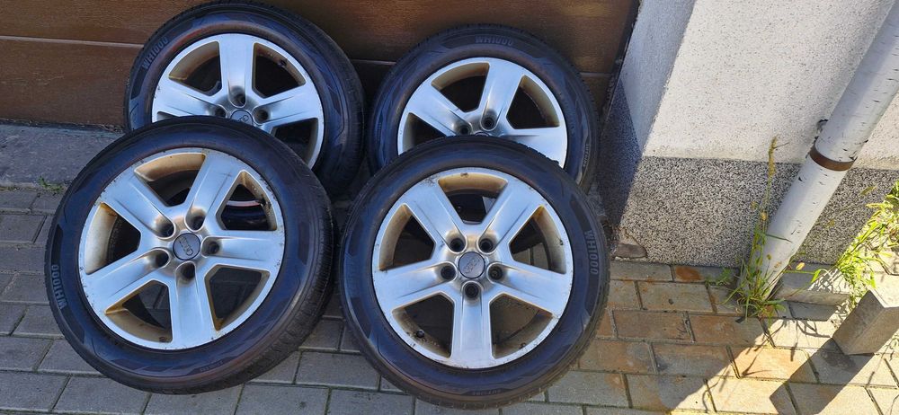 Alufelgi 5x112 z oponami zimowymi 205/55 R16
