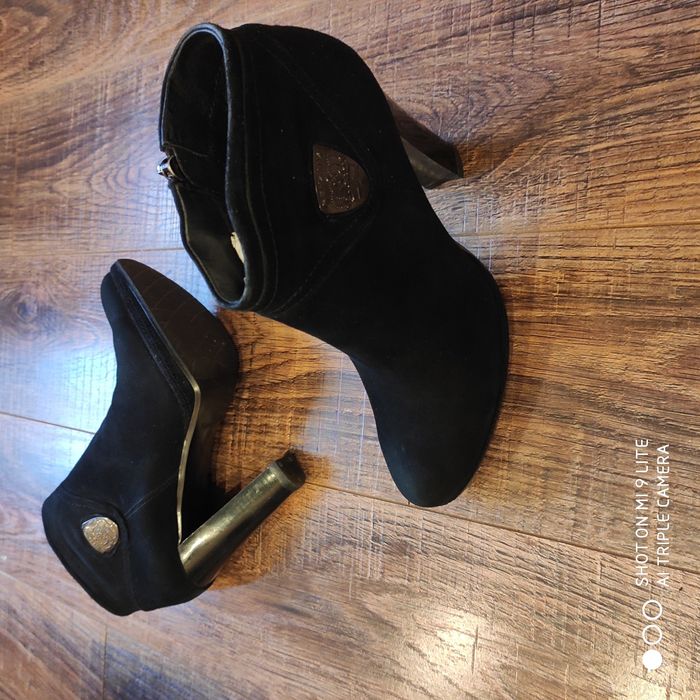 Ботильоны ботинки осень весна натуральная замша 39 размер