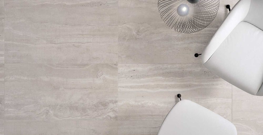 Gres włoski / trawertyn Coem Reverso Grigio 120x280x0,6 cm