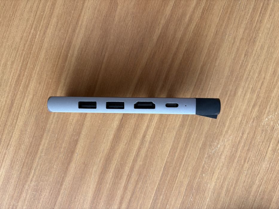 Адаптер для MacBook Satechi Aluminum Type-C USB Pro Hub with Ethernet