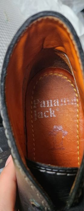 Buty trzewiki Panama Jack  skórzane R.39 Czarne