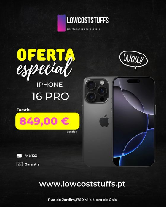 Iphone 16 Pro - Loja - Financiamento