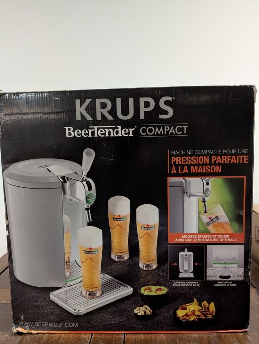 Máquina de Cerveja Krups Beertender Compact Silver - Nova c/garantia