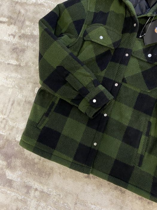 Куртка Dickies PORTLAND SHIRT зелена в клітинику тепла нова оригінал