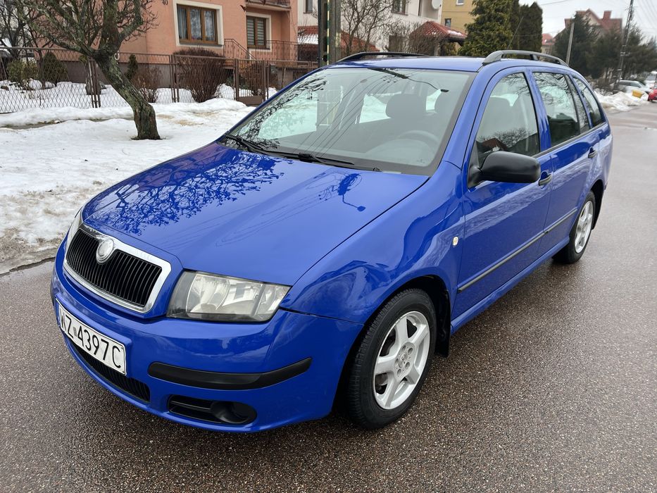 Skoda Fabia 2007 rok 1.4 MPI benzyna / tanio / alufelgi / klimatyzacja